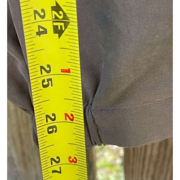 London Fog Mens XXL Brown Zip-Up Jacket lightweight Polyester/Nylon Blend Flaws - Picture 9 of 11